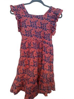 Pink Chicken Elsie Dress Chrysanthemum Sz 12Y NWT
